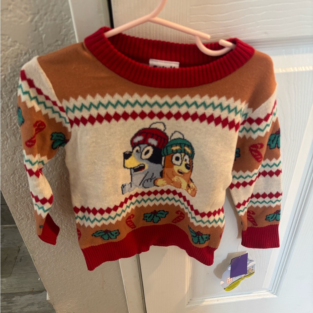 Bluey Christmas Sweater Size 18 months
